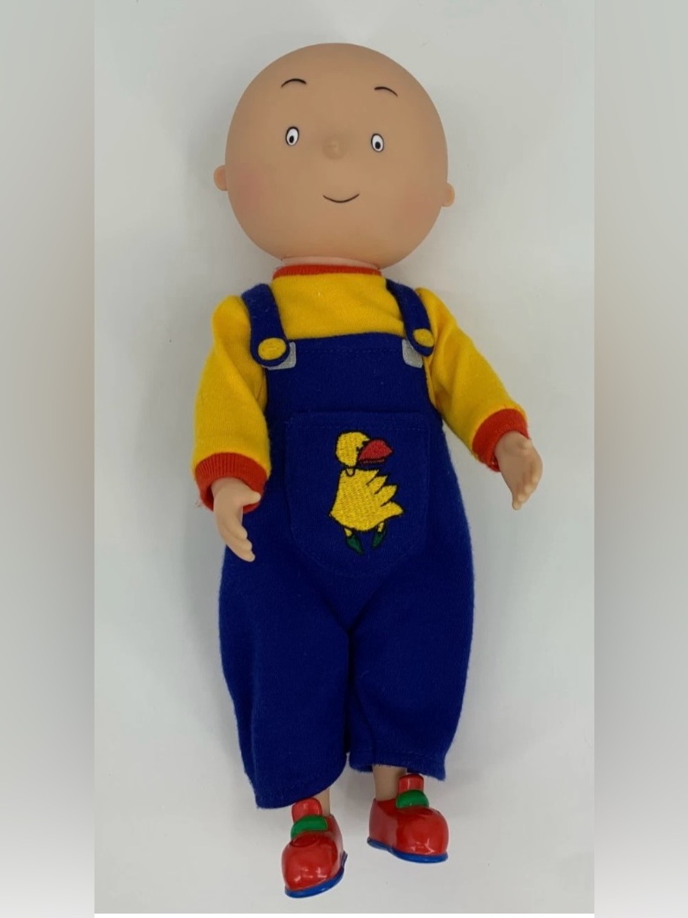 Vintage 1999 Caillou 12-inch Hard Body w Removable Clothes Doll CINAR Irwin Toys
